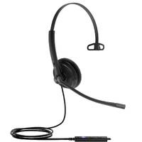 Yealink UHM341 Wideband 3.5mm Mono Headset Leather Ear Cushion HD Voice Quality For Yealink IP Phones Controller Not Included