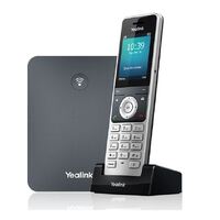 Yealink W76P High-Performance IP DECT Solution including W56H Handset and W70B Base Station Up to 20 simultaneous calls Flexible Noise Reduction