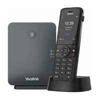 Yealink W78P Wireless DECT Solution including W70B Base Station and 1x W78H Handset Scalable solution optimised wireless communication