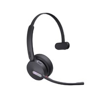 Yealink WH64 Hybrid Mono with Charging Stand DECT Wireless Headset, DECT  Bluetooth Hybrid Wireless 3-Mic Noise Cancellation, Dongle WDD60
