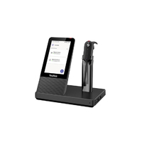 Yealink WH67 Standard UC DECT Wirelss Headset for Microsoft TEAMS With Touchscreen Busylight On Headset