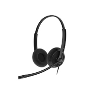 Yealink YHM341-LITE  Wideband QD Mono Headset Foam Ear Cushion for Yealink IP Phones QD cord not included Noise-canceling HD Voice Quality
