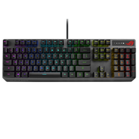 ASUS XA05 ROG STRIX SCOPE RX/BL/US Gaming Keyboard, 100% TKL, ROG RX Optical Mechanical Switches For FPS Gamers, All-Round RGB Illumination