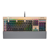 Corsair K100 RGB Optical Switch AXON 44-Zone RGB PBT Double-Shot Keycaps Gold  Mechanical Gaming Keyboard 