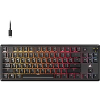Corsair K70 CORE TKL RGB Mechanical Gaming Keyboard, MLX Red switches, full key rollover, RGB, 1,000Hz, USB wired, iCUE support, PC Mac Xbox