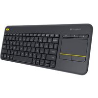 Logitech K400 Plus Wireless Keyboard with Touchpad  Entertainment Media Keys Tiny USB Unifying receiver for HTPC connected TVs ~KBLT-K830BT