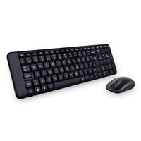 Logitech MK220 Wireless Keyboard  Mouse Combo Much smaller design same keys 2.4 GHz 128-bit AES encryption Fewer battery hassles(L)