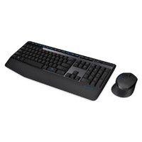 Logitech MK345 Wireless Keyboard  Mouse Combo Full Size 12 Media Key Long Battery Life Comfortable