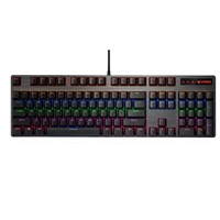 RAPOO V500 Pro Backlit Mechanical Gaming Keyboard Blue Switch - Spill Resistant Metal Cover Ideal for Entry Level Gamers