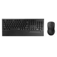 RAPOO X1960 Wireless Mouse and Keyboard Combo with Palm Res -1000DPI Wireless 2.4G 10m Range Spill Resistant Plug-and-Play