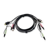 Aten KVM Cable 1.8m with HDMI USB  Audio to HDMI USB  Audio