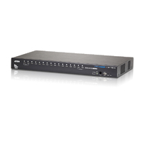 Aten Desktop KVM Switch 16 Port Single Display HDMI w  audio 2x Custom KVM Cables Included Only