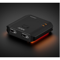 Aten Essential 2-Port True 4K HDMI Splitter, EDID Sync, One HDMI source shares two True 4K displays, LPCM 7.1, Dolby  DTS-HD Master Audio