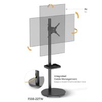 Brateck Mobile Spring assisted Display Floor Stand Fit Most 17 inch-35 inch Monitor Up to 10kg per screen VESA 75x75 100x100(NEW)
