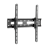 Brateck KL31-44T Super Economy Tilt TV Wall Mount, Fit Screen Size: 32 ft-70 ft Up to 45 KG, Fine Texture Black,53x435x420mm (new)
