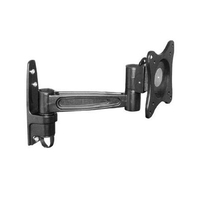 Brateck Single Monitor Wall Mount tilting  Swivel Wall Bracket Mount VESA 75mm 100mm For most 13 inch inch-27 inch LED LCD flat panel TVs up to 15kg