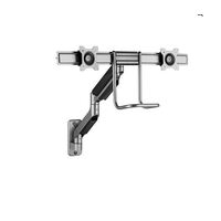 Brateck Fabulous Wall Mounted  Gas Spring Dual Monitor Arm 17 inch-32 inchWeight Capacity (per screen)9kg(Black)