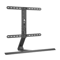 Brateck Contemporary Aluminum Pedestal Tabletop TV Stand Fit 37 inch-75 inch TV Up to 40kg