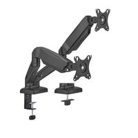 Brateck Dual Monitor Interactive Counterbalance LCD VESA Desk Clamp and Grommet Mount Fit most 17 inch inch-32 inch inch Monitors Up to 9kg per screen