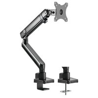 Brateck Single Monitor Aluminium Slim Mechanical Spring Monitor Arm Fit Most 17 inch-32 inch Monitor Up to 8kg per screen VESA 75x75 100x100