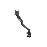Brateck Single Monitor Heavy-Duty Gas Spring Aluminum Monitor Arm Fit Most 17 inch-35 inch Monitor Up to15kg per screen