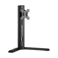Brateck Single Free Standing Screen Classic Pro Gaming Monitor Stand Fit Most 17 inch-32 inch Monitor Up to 8kg Screen--Black Color VESA 75x75 100x100