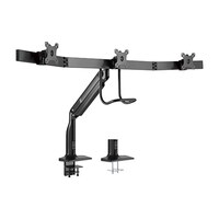 Brateck Triple Monitors Select Gas Spring Aluminum Monitor Armt Fit Most Screen Size 17 inch-32 inch up to 6.5kg VESA 75x75 100x100