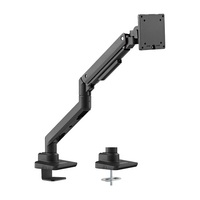 Brateck Fabulous Desk-Mounted  Heavy-Duty Gas Spring Monitor Arm Fit Most 17 inch-49 inch Monitor Up to 20KG VESA 75x75100x100(Black)