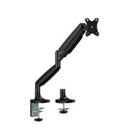 Brateck LDT82-C012E SINGLE SCREEN HEAVY-DUTY GAS SPRING MONITOR ARM For most 17 inch~45 inch Monitors Matte Black