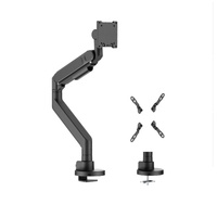 Brateck LDT92-C012-B FUTURE-PROOF HEAVY-DUTY GAS SPRING MONITOR ARM, Fit Screen Size: 24 ft-57 ft Up to 27 KG (LS)