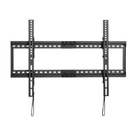 BrateckTilt TV Wall Mount For 37 ft-80 ft up to 75KG, VESA Compatible: 150x100,200x100,150x150,200x200,300x200,200x400,600x300,600x400 Fine Texture Bl