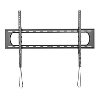 BrateckAffordable Heavy-Duty Tilt TV Wall Mount For 60~120 Fit Curved TV up to 120KG, VESA 50x50 up to 900x600 Fine Texture Black