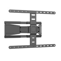 Brateck LPA79-464 ULTRA-SLIM FULL-MOTION TV WALL MOUNT For most 43 inch-90 inch TVs (Black)