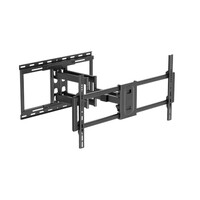 Brateck LPA80-486A HEAVY-DUTY FULL-MOTION TV WALL MOUNT WITH LATERAL SHIFT WALL PLATE For Double Stud (600mm)  Solid Wall