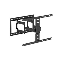 Brateck LPA83-466 MODERN ULTRA-SLIM FULL-MOTION TV WALL MOUNT For most 43 ft-90 ft TVs, Weight Capacity:	60kg, 420x509x632mm (LS)