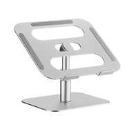 BrateckLPS03-19 ADJUSTABLE ALUMINUM LAPTOP RISER  For most 11 inch-15 inch laptops  tablets (Silver)