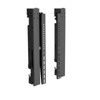 Brateck LVW06 Video Wall Mount Arm in Pair Lload Capacity of 70kg 154lbs and allows VESA 200x200 400x200 300x300 400x400  Max. 1000x400. Black