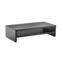 Brateck Particle Board Desktop Monitor Stand( 540x260x140mm) Fit Screen Size 13 inch-32 inch Weight Capacity Up 10 5kg Additional Storage-Black