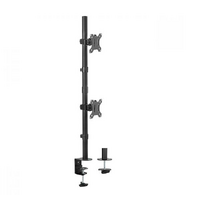 mbeat activiva Dual-Screen Articulating Vertical Monitor Arm  is designed for ultimate workspace efficiency and ergonomic comfort