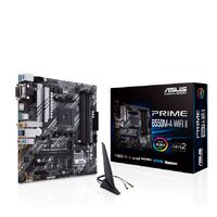 ASUS AMD B550 PRIME B550M-A WIFI II (Ryzen AM4) MicroATX Motherboard, Dual M.2, PCIe 4.0, Wi-Fi 6, 1 Gb Ethernet, HDMI, DVI-D, D-Sub, SATA 6G