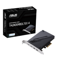 ASUS THUNDERBOLTEX 4 Expansion Card, Dual Thunderbolt, 40 Gbps Bi-Directional, 4xUSB-C, 1xDP, 4xPCIE3.0