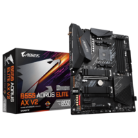 Gigabyte B550 AORUS ELITE AX V2 AMD Ryzen ATX Motherboard 4xDDR4 4xSATA 2xM.2 DP HDMI LAN RAID 3xPCIEx16 4xUSB3.2