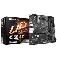 Gigabyte B550MK AMD AM4 M-ATX Motherboard 4x DDR4~128GB1x PCIe x16 1 x PCIe x1 2x M.2 4x SATA  4x USB 3.2  4x USB 2.0