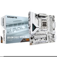 Gigabyte B850M EAGLE WF6E ICE, AMD AM5, 4 x DDR5 up to 256 GB,  1 x HDMI, 1 x PCI Express x16, 2 x M.2, 4 x SATA, 1x USB 3.2