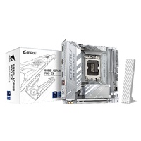 Gigabyte M B B860I AORUS PRO ICE 1.0, Intel  B860, 4 x DDR5 up to 128 GB, 1x HDMI, 1 x PCI Express x16, 2 x M.2, 2 x SATA, 8x USB 3.2