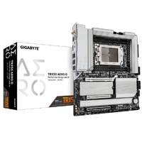 Gigabyte TRX50 AERO D AMD Ryzen Motherboard 4x DDR5~256GB,2x PCIe x16 slots, 4x M.2, 8x SATA 6Gb s connectors, 11x USB 3.2, 4x USB2.0, 2x