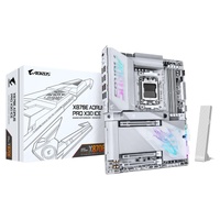 Gigabyte X870E A PRO X ICE: AM5, DDR5 256GB, ALC1220, 5GbE LAN, Q-Flash, Smart Backup, GCC, ATX, Win11, Ryzen 70009000