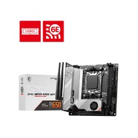 MSI MPG B650I EDGE WIFI AMD AM5 M-ITX Motherboard 2x DDR5 ~64GB 1x PCI-E x16 2x M.2 4x SATA 2x USB2.0 5x USB 3.2 1x USB-C