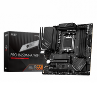 MSI PRO B650M-A WIFI AMD AM5 MATX Motherboard 4x DDR5 ~128GB 1x PCI-E x16 2x M.2 4x SATA  8x USB 3.2