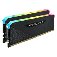 Corsair Vengeance RGB RS 32GB (2x16GB) DDR4 3200MHz C16 16-20-20-38 Black Heatspreader Desktop Gaming Memory